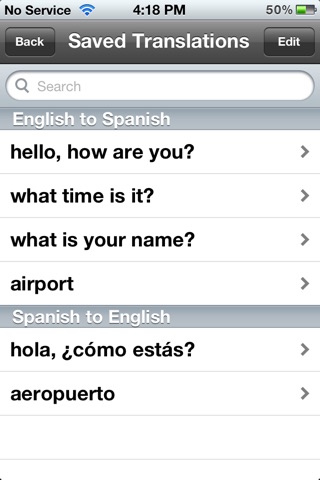 iSpeak Spanish screenshot 2