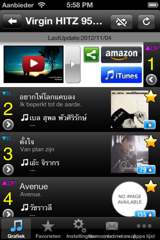 Thai Hits! (Free) - Get The Newest Thai music charts! screenshot 2