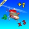 Playful fully animated game that allows the student to practice basic math skills in addition and subtraction on a number line