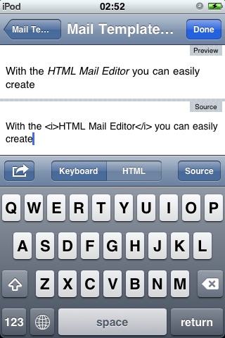 HTML Mail Editor screenshot1