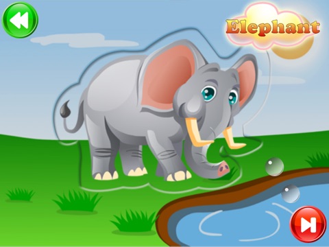 African Animal PuzzleHD screenshot 3