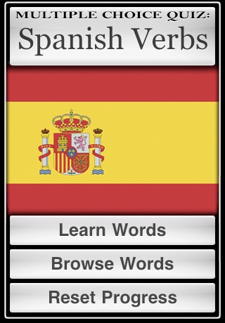 Spanish Verbs Quiz + Audio : Multiple Choice Vocabulary screenshot 3