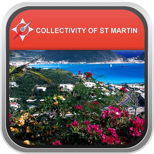 Map Collectivity of St Martin: City Navigator Maps