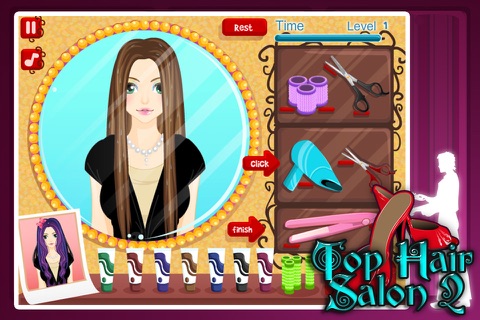 Top hair salon 2 screenshot 3