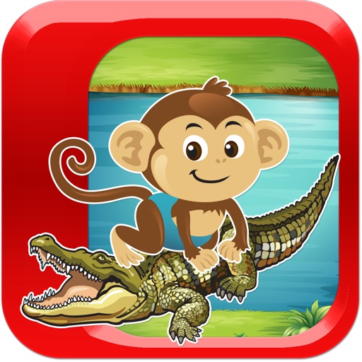 Monkey Survival Jump Saga Pro - A Swamp Gator Escape Adventure icon