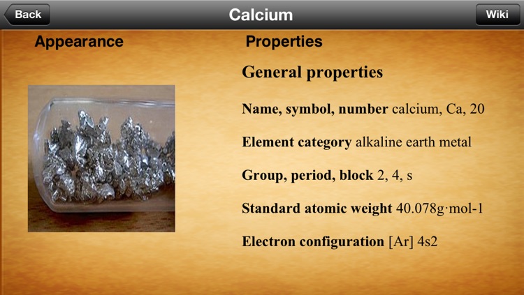 iElements - Periodic Table of The Chemical Elements