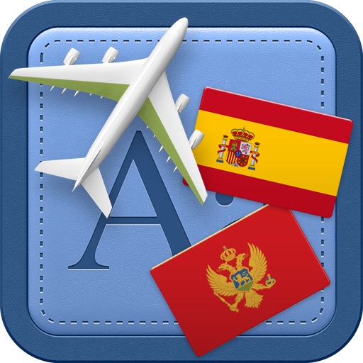 Traveller Dictionary and Phrasebook Spanish - Montenegrin icon