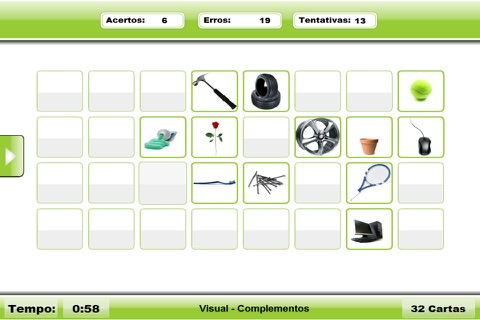 MemoTraining Lite - Memória Visual, Auditiva e Audiovisual screenshot 2