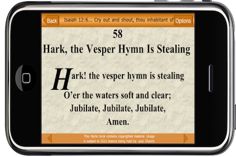 Advent e-Hymns screenshot 3