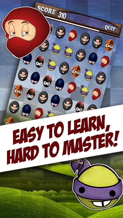 Killer Ninja Match: Master Strategy 3-Match Game
