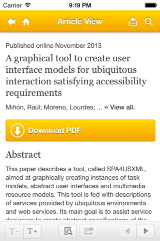 UAIS Journal screenshot 3