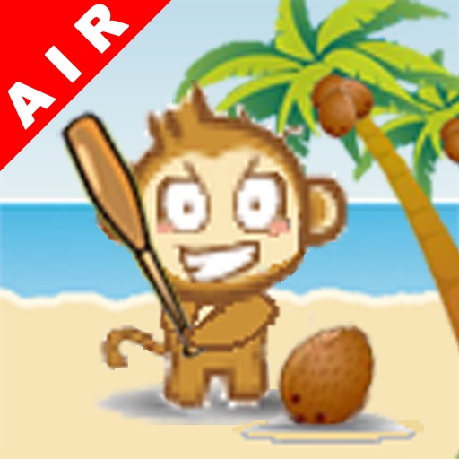 Air CocoMon: Free Flight of the Monkey 's Coconut