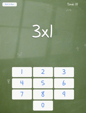 Times tables game screenshot 2