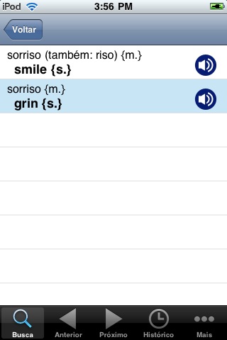 Dicionário Inglês Português com pronúncia screenshot 2