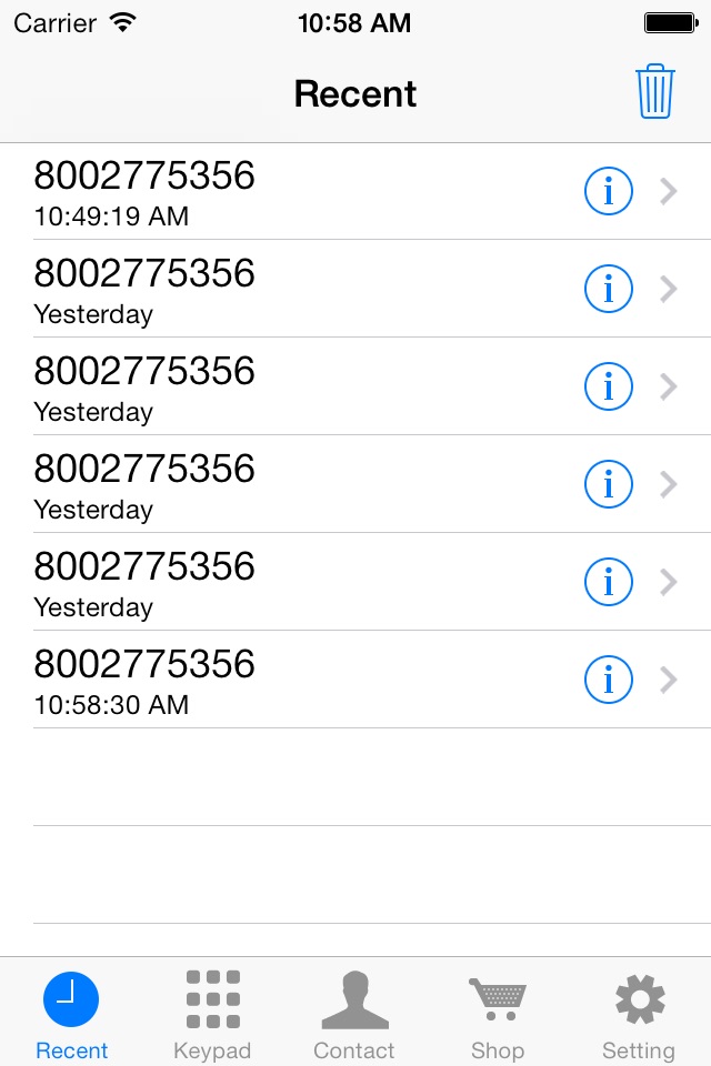 CallTime - Cheap US & Canada Phone Call screenshot 4