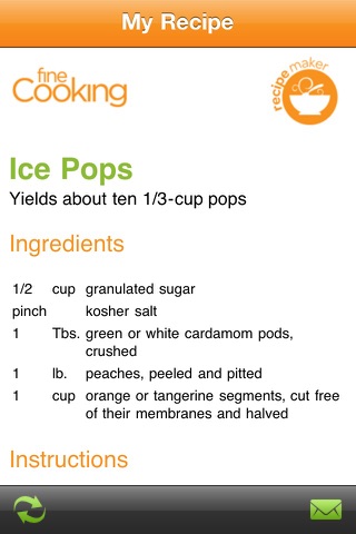 Ice Pops Recipe Maker from Fine Cooking screenshot 3