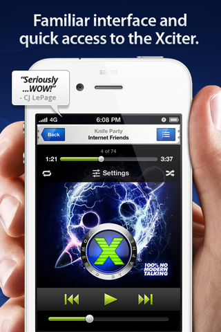 Audio Xciter - DSP Enhanced Music Player screenshot 3