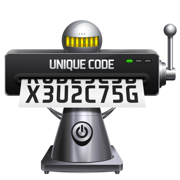 Unique PNG. Unique codes
