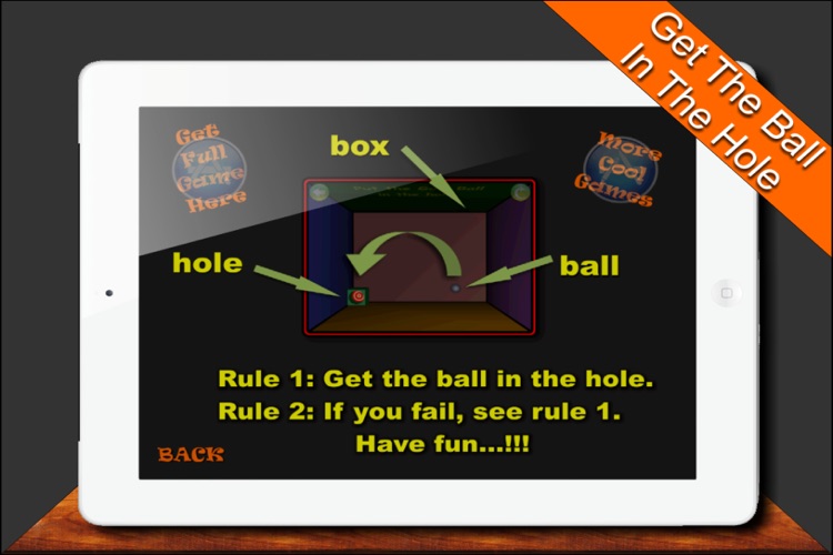 Ball in a Hole