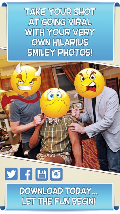 Smiley Face Photo Booth - Funny Emoticon Picture Stickers & Awesome Emoji screenshot-4