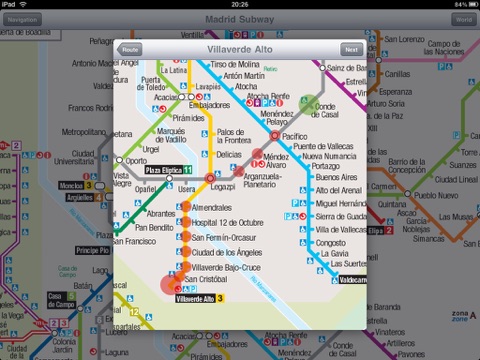 Madrid Subway for iPad screenshot 4