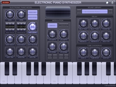 Electronic Piano Synthesizer screenshot 2