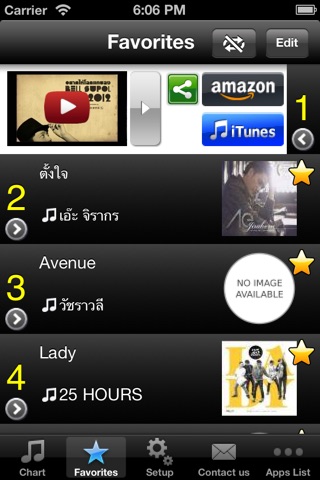 Thai Hits! - Get The Newest Thai music charts! screenshot 3
