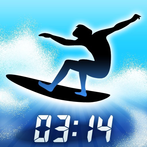 Surfer Clock