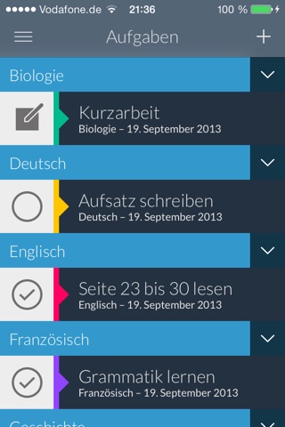 Meine Noten – Schülerkalender und Stundenplan screenshot 4