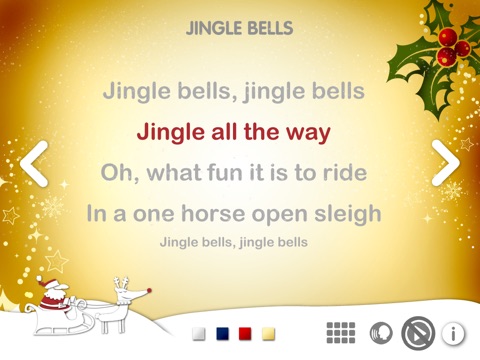 Christmas Karaoke App LITE: 12 Carols screenshot 4