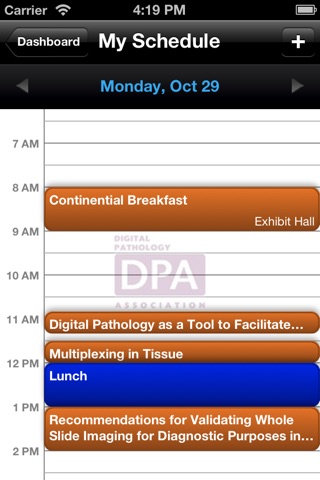 Pathology Visions 2012 Conference screenshot 3