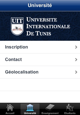 Université Internationale de Tunis screenshot 3