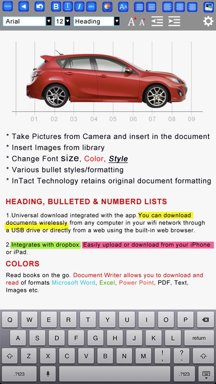 Document Maker - Create & Edit Rich Text Docs and Generate PDF