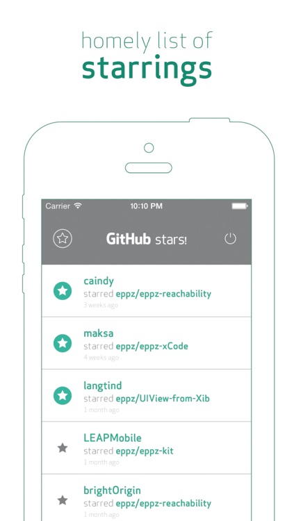 GitHub stars! - push notifications on repo stars