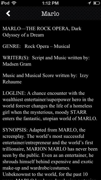 Marlo - The Rock Opera