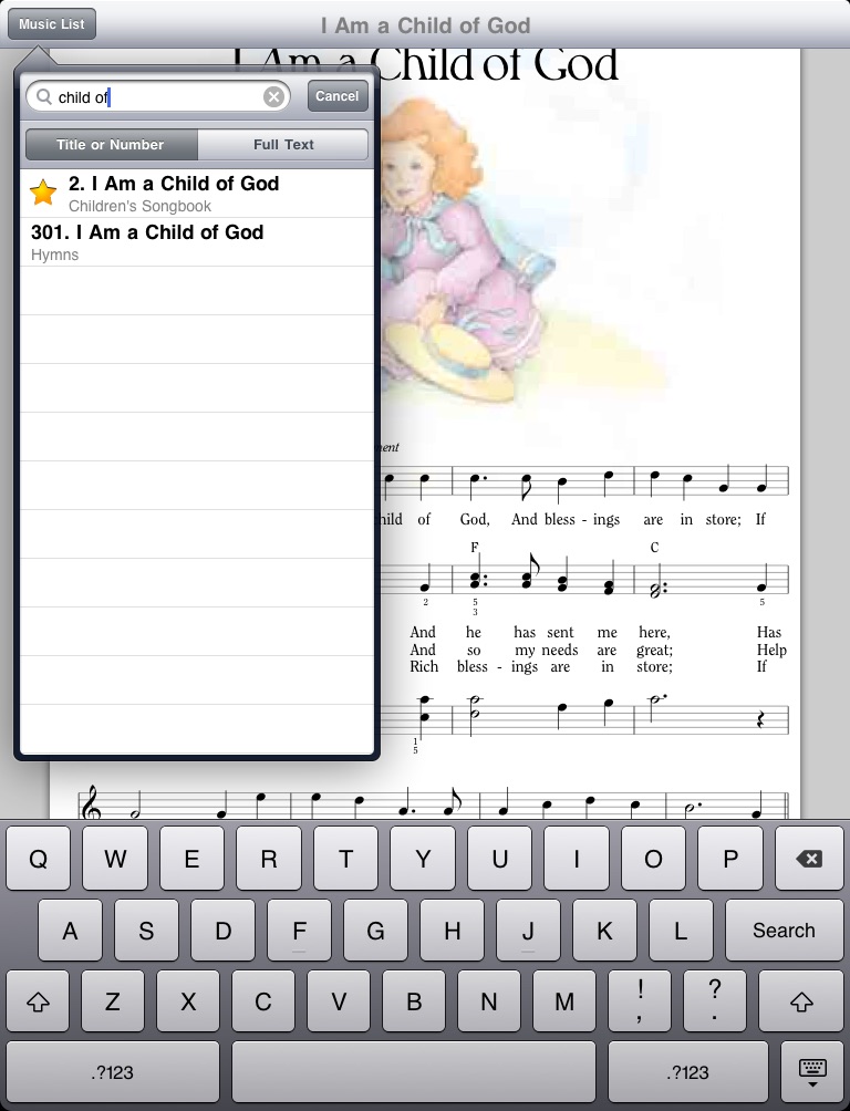 LDS Music for iPad screenshot 3