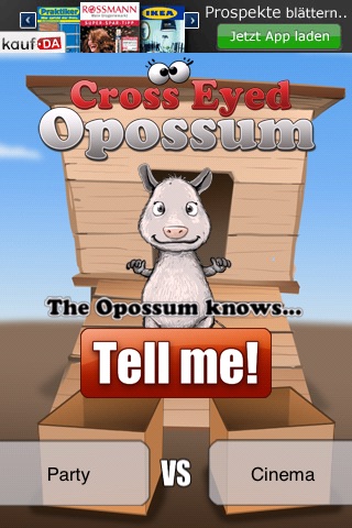 Cross Eyed Opossum screenshot 3