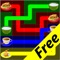 "Aha Link Color: Cross & Curve" is a new type of flow game