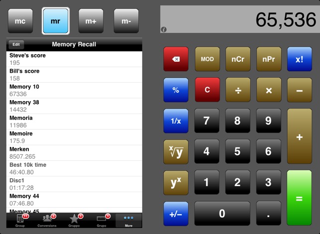 Calculator Brain for iPad(圖5)-速報App