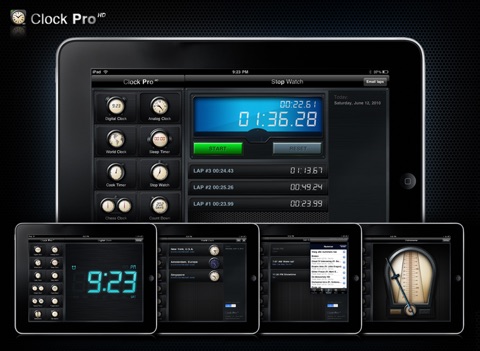 Clock Pro HD screenshot 2