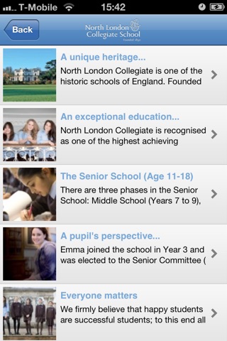 North London Collegiate School Prospectus screenshot 2