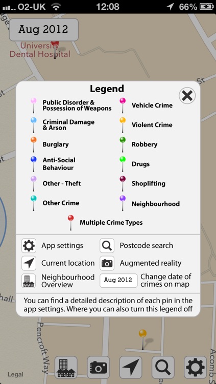 Crime Map England & Wales