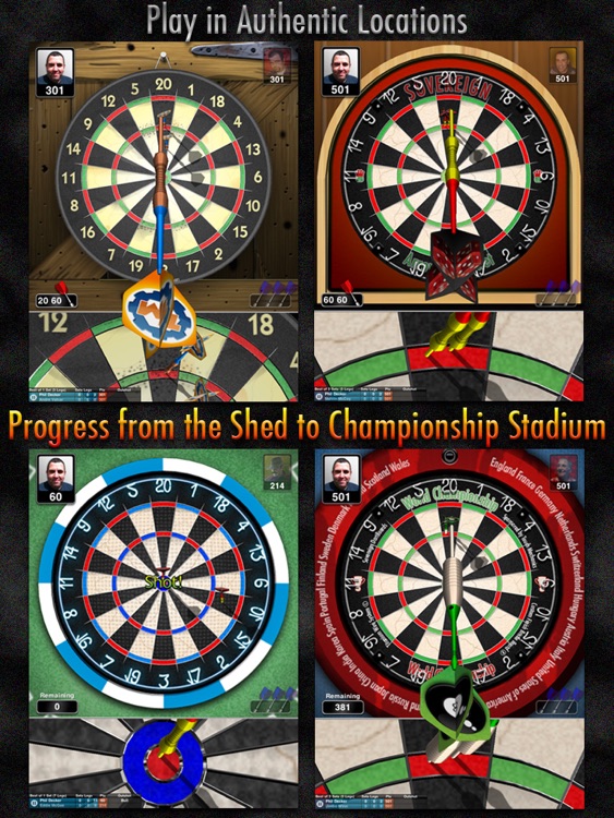 Bulls i 3D Darts HD screenshot-3