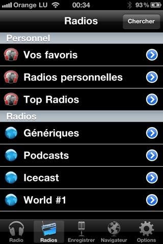 myRadios - Ecoutez les radios du monde en multitache - airplay - podcast screenshot 3