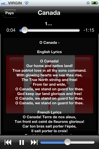 World National Anthems (With Lyrics) screenshot 4