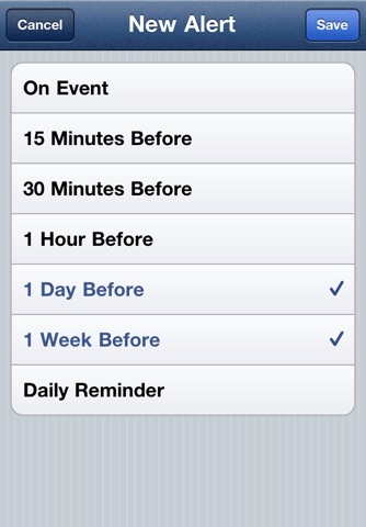 Mint Countdowns: An Event Reminder Calendar screenshot 4