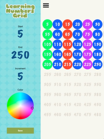 Learning Numbers Grid screenshot 4