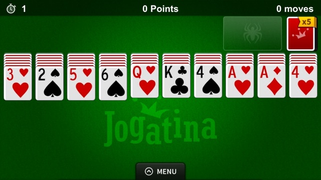 Spider Solitaire Jogatina