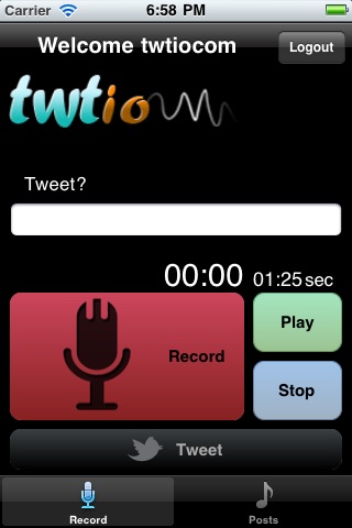 Twtio Audio Recording screenshot 3