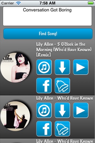 MyLyrics Plus - L'applicazione per trovare una canzone dal testo screenshot 3